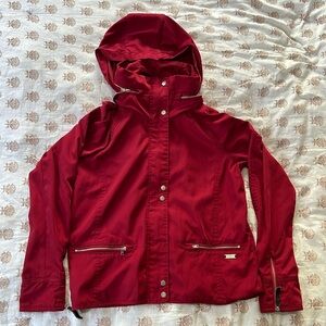 Abercrombie & Fitch red jacket